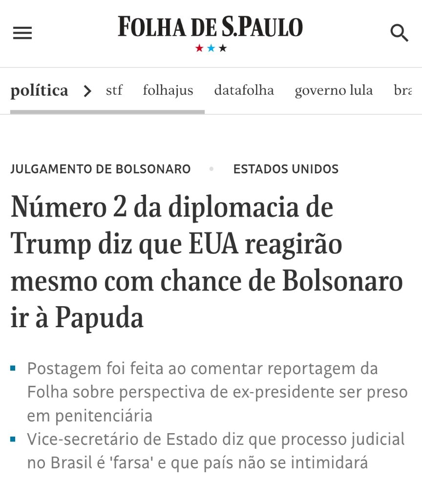 Basicamente, o que eu antecipei. Vocês estão perdendo tempo...