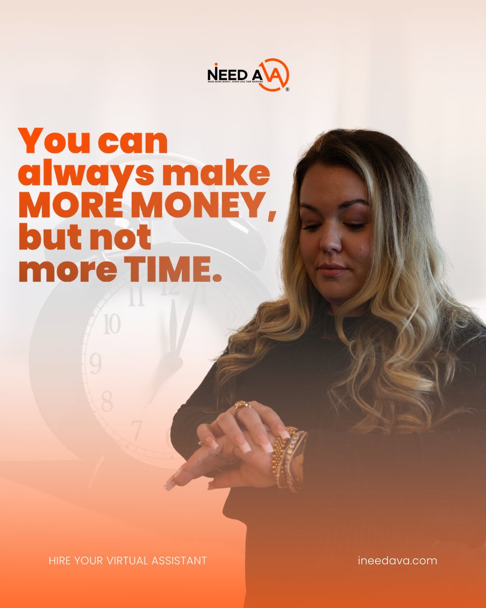 ineeda_va's tweet image. Truth is, the tasks draining your energy could be handled by someone else.
Your inbox. Your calendar. Your follow-ups.
They&apos;re important, but they don’t require you.
Get your time back. Get a Virtual Assistant.

#TimeIsMoney #VirtualAssistant #INeedAVA #DelegateToElevate