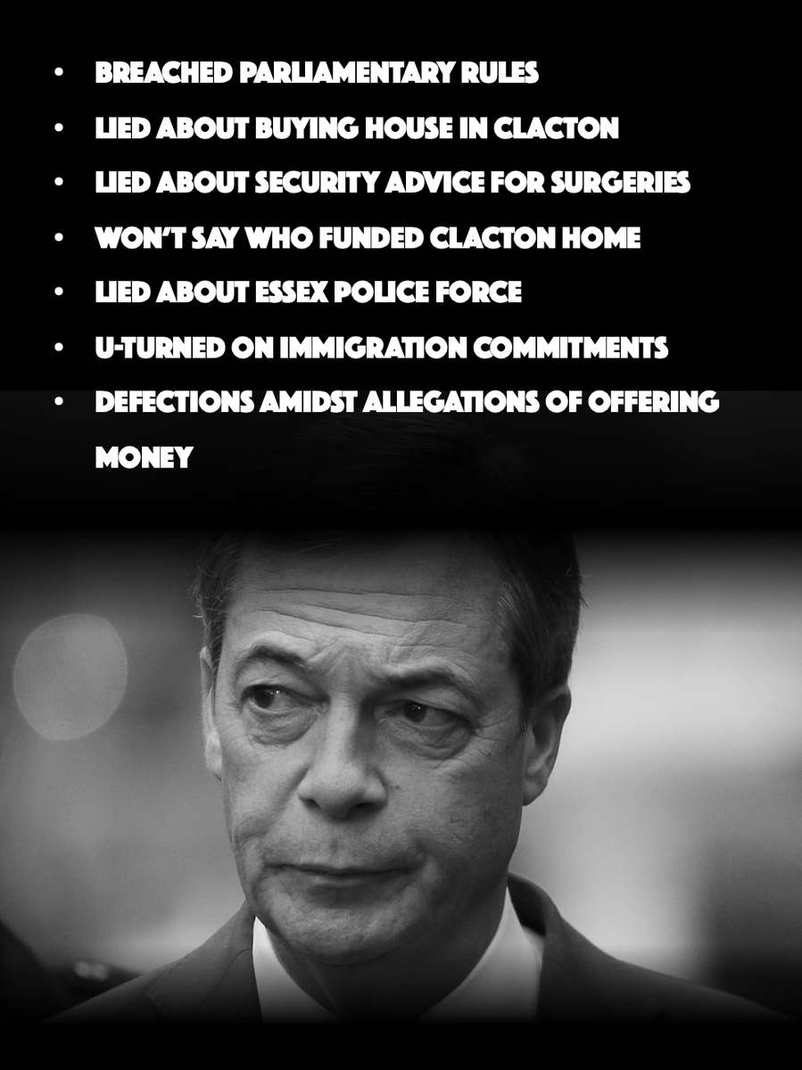colder_sarcasm's tweet photo. NEW: It's been a bad few weeks for Nigel Farage with scandals that would force anyone else to resign!?

The media could dine out all month on it - why aren't they? https://t.co/n5rMi4vcjW