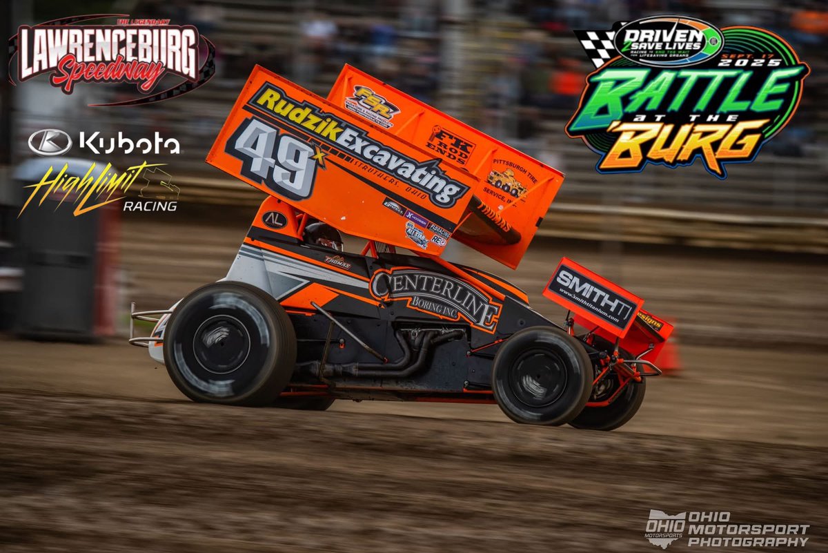 Its race day! Headed to <a href="/TheBurgSpeedway/">The Burg (Lawrenceburg Speedway)</a> with  <a href="/HighLimitRacing/">High Limit Racing</a>