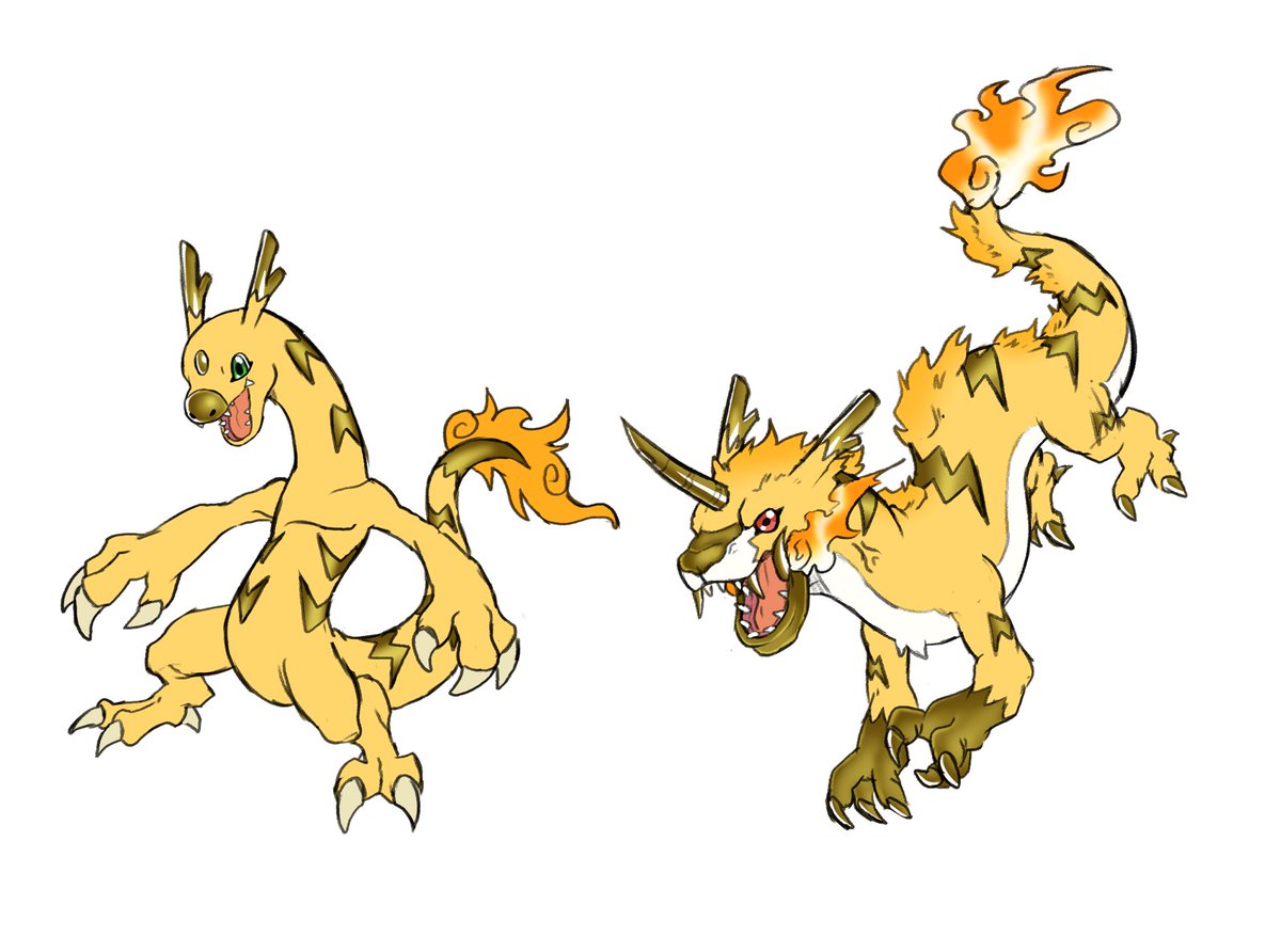 Golden Dragons descend upon your feed!
Longmon and Longdramon!!

#Digimon #digimonfanart