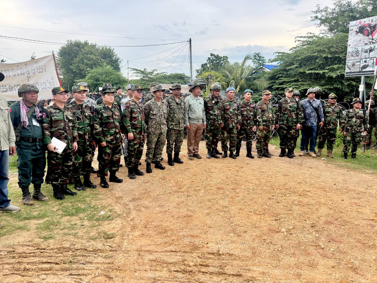 modgovkh's tweet image. នៅព្រឹក ថ្ងៃពុធ ទី១៧ ខែកញ្ញា ឆ្នាំ២០២៥ ក្រសួងការពារជាតិ នៃព្រះរាជាណាចក្រកម្ពុជា បានសម្របសម្រួលជូនក្រុមអ្នកសង្កេតការណ៍អន្តរកាល (IOT)