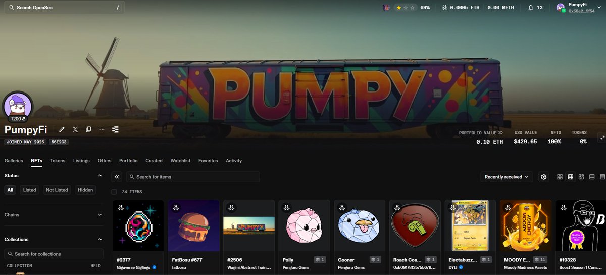 PumpyFi's tweet image. The Wagmi Abstract Train: Custom collection @WAGMIABSTRAIN could be a great option for your Twitter header. Check your abs wallets @AbstractChain you might have received one too.