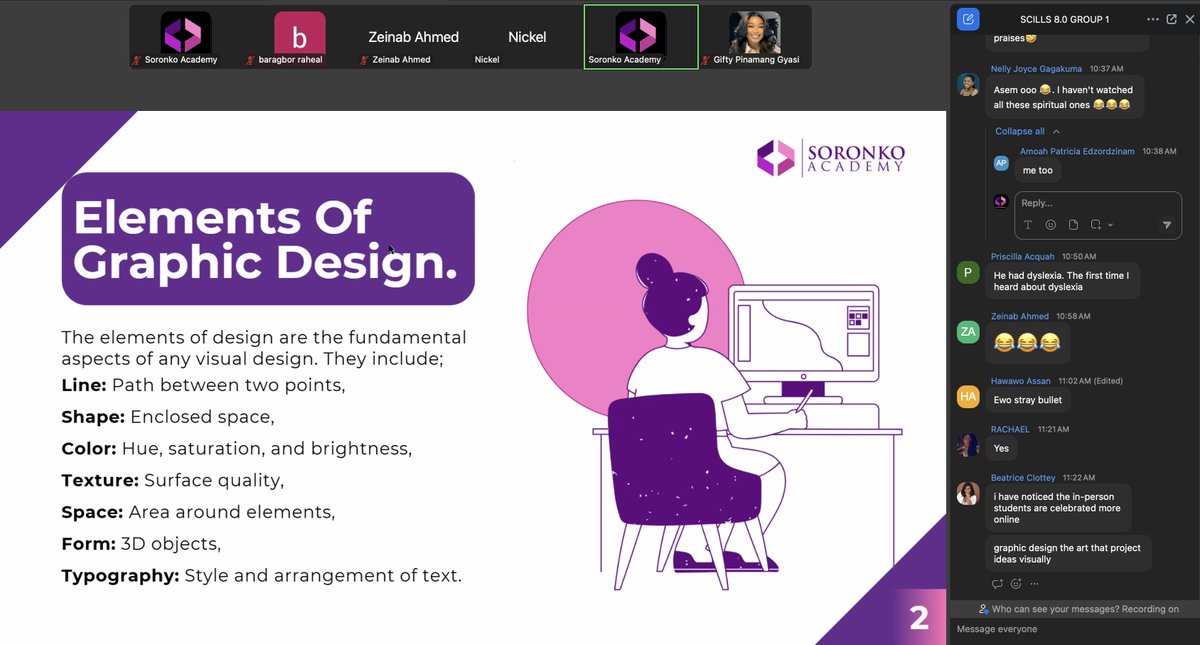 soronkoacademy's tweet image. Soronko SCILLS 8.0 – Online | Week 3 Highlights
This week, participants learned how to boost visibility with hashtags &amp;amp; captions, build authentic online communities, and use storytelling to create impactful content.
#Practical #engaging #confidencebuilding
@ISOC_Foundation