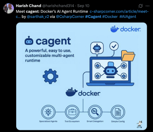 Docker tweet media