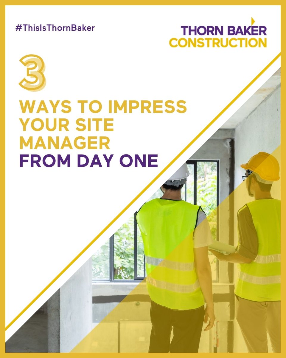 ThornBakerConst's tweet image. Word of mouth can go a long way. If you want to be front of mind for the best opportunities, here are 3 tips to impress your Site Manager from day one.

Check our current vacancies: obi41.nl/8vs2c528

#GoodImpression #Onsite #Projects #BestStaff #ThisIsThornBaker #Jobs