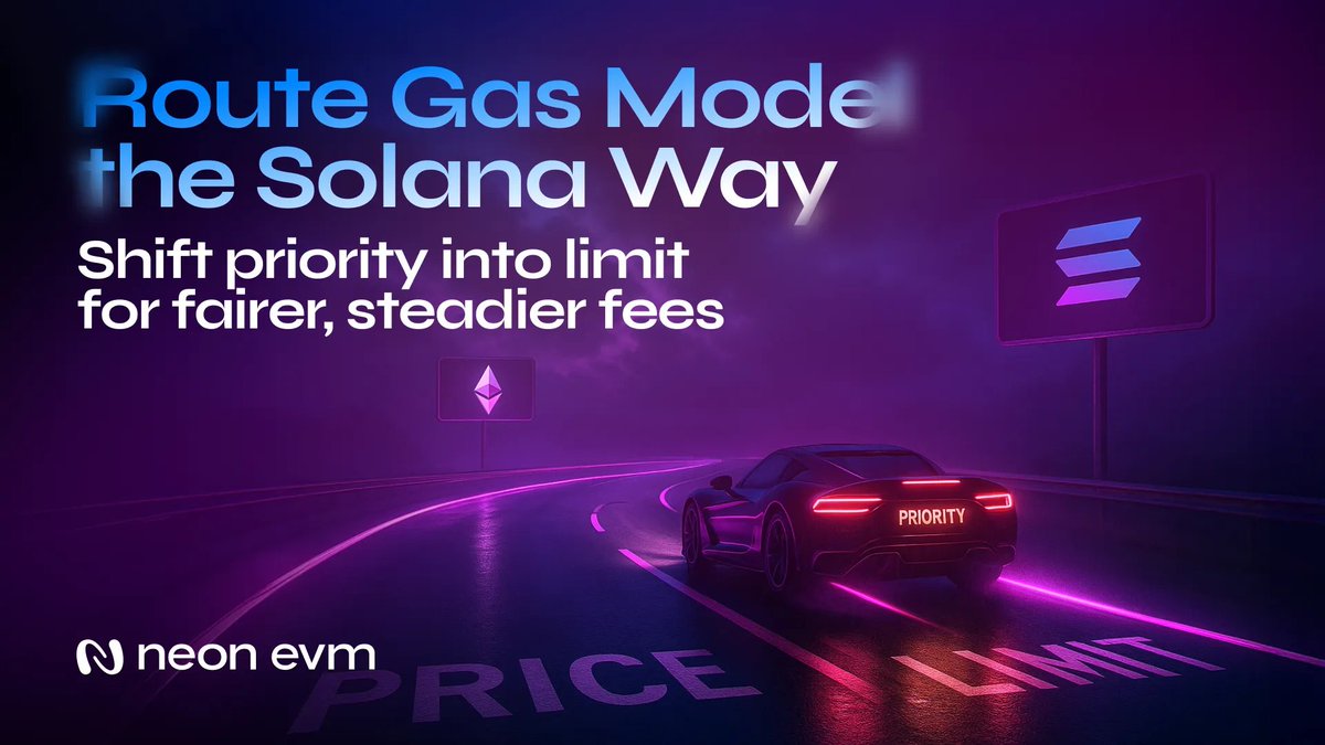 Ethereum runs on gas. Solana runs on compute units. So, how does Neon  connect these two worlds? - On Ethereum, EIP-1559 ties execution and  priority together: your priority fee is baked into