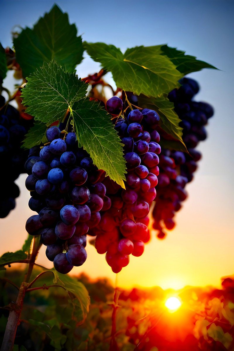aearthic's tweet image. Grapes hang heavy with abundance, their rich hues a harvest of joy from life’s patient tending. 🍇🌿✨

#VineyardVibes #DreamHarvest #JoyfulLife