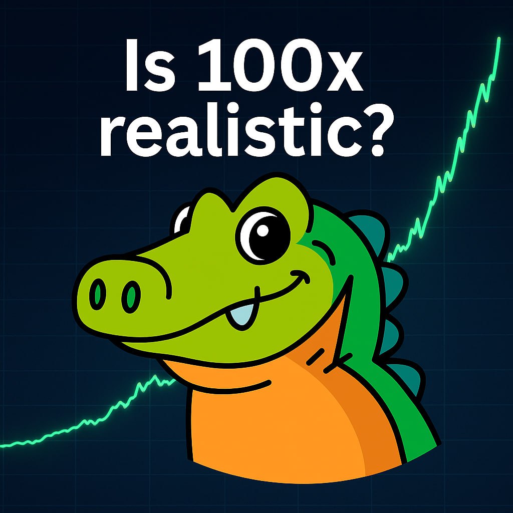 Is 100x realistic?
1- Resilient community: holders who never fold, true diamond hands spirit.
2- Croge is the face of Cronos, ready to become pure internet culture.
3- Zero fees &amp; speed: Cronos network is fast, perfect to ride every move.
4- Natural leverage effect: when CRO