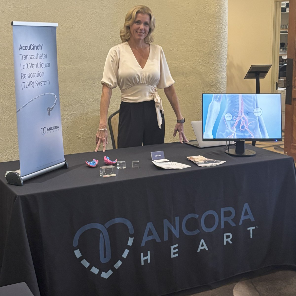 At the recent Hearts in Sonoma – UCSF Update on Heart Failure Therapies conference, our therapy development manager Janna Barnes connected with attendees about the future of #heartfailure care and the CORCINCH-HF #clinicaltrial for our #AccuCinch System. 
#HeartsInSonoma #UCSF