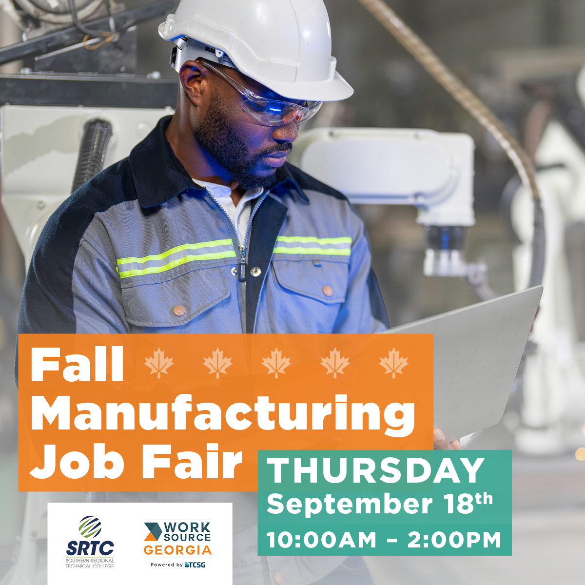 WorkSourceGA's tweet image. Get ready to get hired! The Fall Manufacturing Job Fair is TOMORROW! Sept 18th, 10 AM - 2 PM at SRTC - Moultrie Campus (Bldg A). Local companies are looking for you!

Find out more: tinyurl.com/24vjqwr4

Details: 
#MoultrieJobs #WorksourceGA