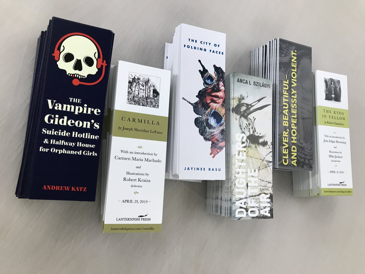 FireballPrints's tweet image. We cracked open the project archive to pull these classics from 2019: custom bookmarks from Lanternfish Press. 

Check out their work at lanternfishpress.com and on IG @lfpbooks. 

#bookmarks #digitalprint #phillyprints #phillybooks #diyforever