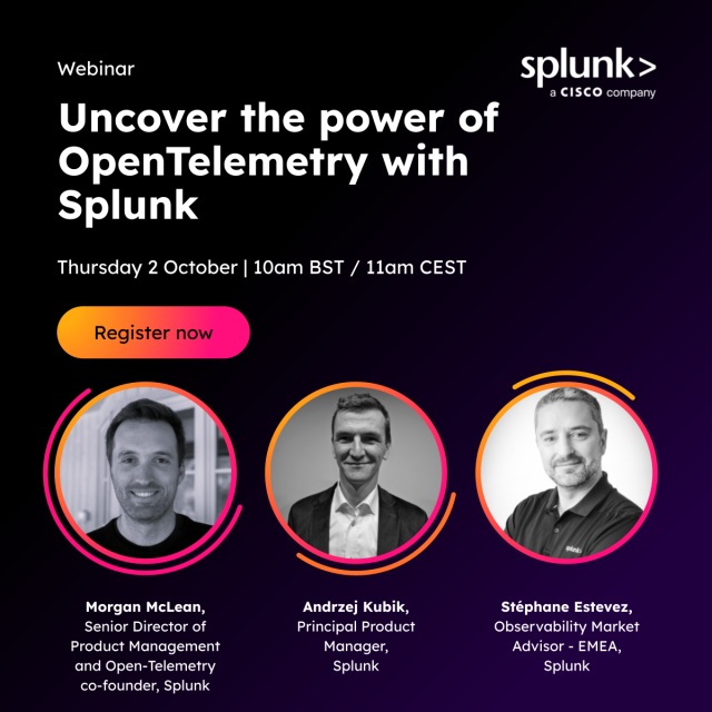 OpenTelemetry started as community-driven. Splunk makes it enterprise ...