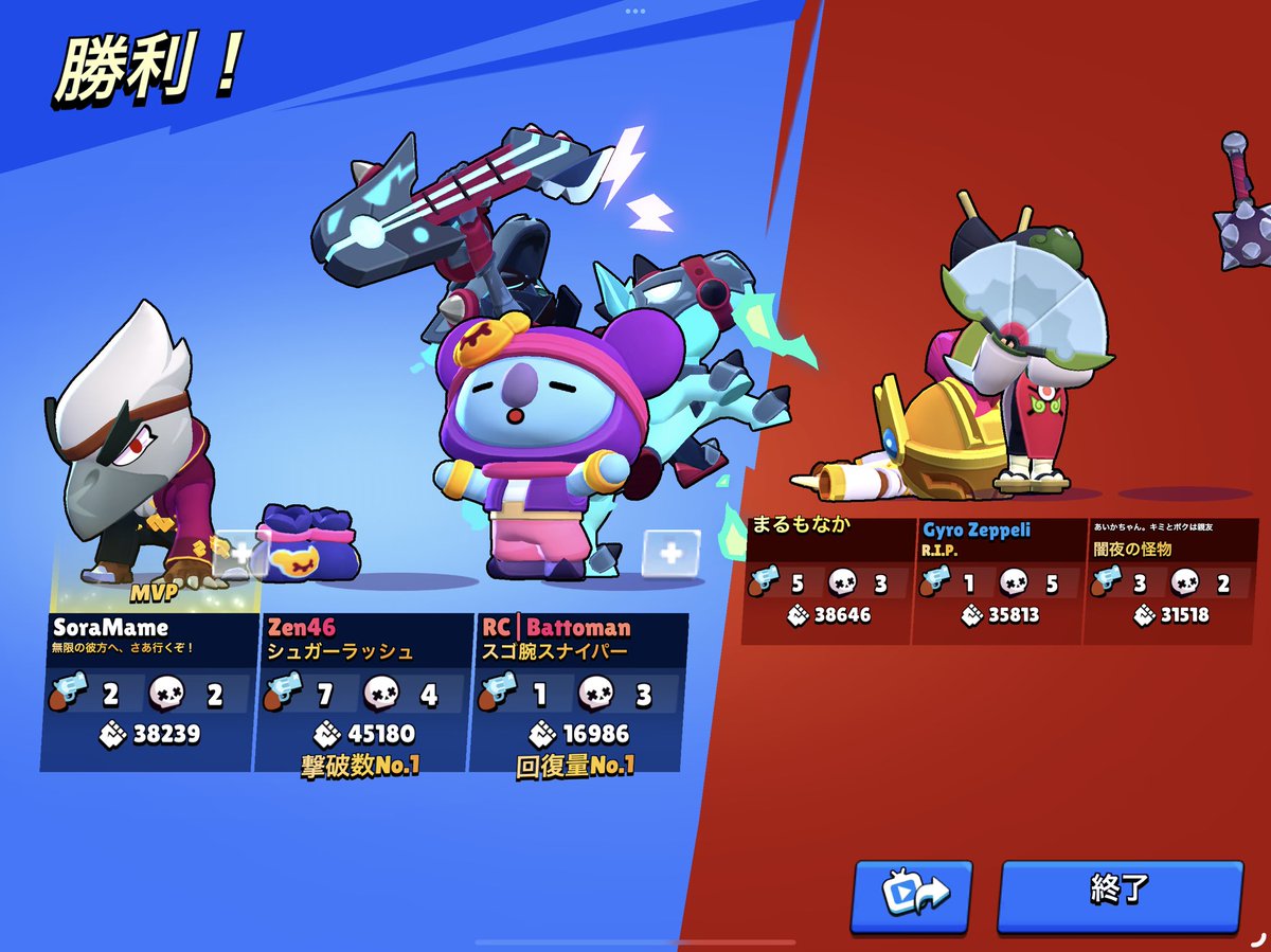 kitkitkitcc's tweet image. 適当にやって1位
@kY @Batmam_bs