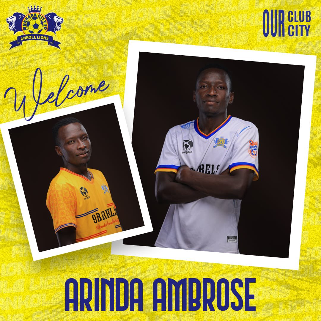 TeamMbararaCity's tweet image. Defense wins games. Say hello to our new guardian @Ambrosearinda6 
Twakwakira omuka Ambrose🦁
#AnkoleLions
#OurClub
#OurCity
