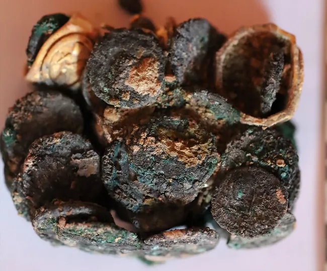 1,900-year-old 'treasure' found in Roman-era family's scorched house in Romania

A discovery in Romania shows the remains of an elite family's treasures from the Roman era that were scorched in a fire.