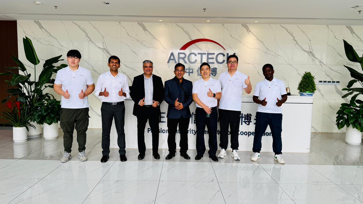 Solar91india's tweet image. To bring the best of global expertise to our projects, our Co-Founders Mr. Sandeep Gurnani and Mr. Saurabh Vyas visited Shanghai, China, exploring world-class BESS manufacturing facilities of Arctech, Trina Storage, Sungrow Power Supply and Narada.

#solar91 #bess #cleanenergy