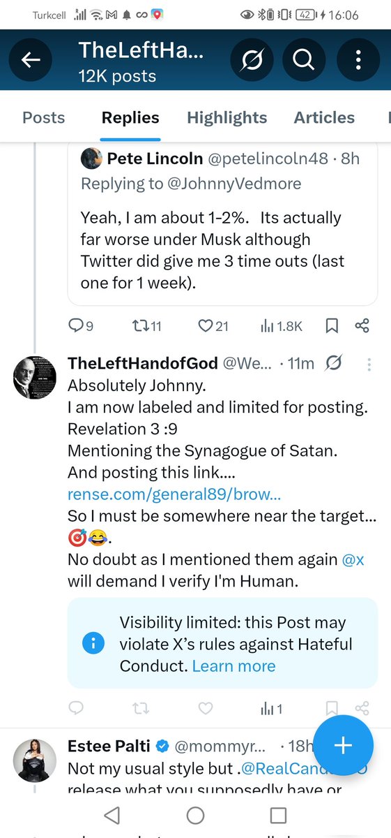 Mention Revelation 3:9.
@x now considers it hate speech.