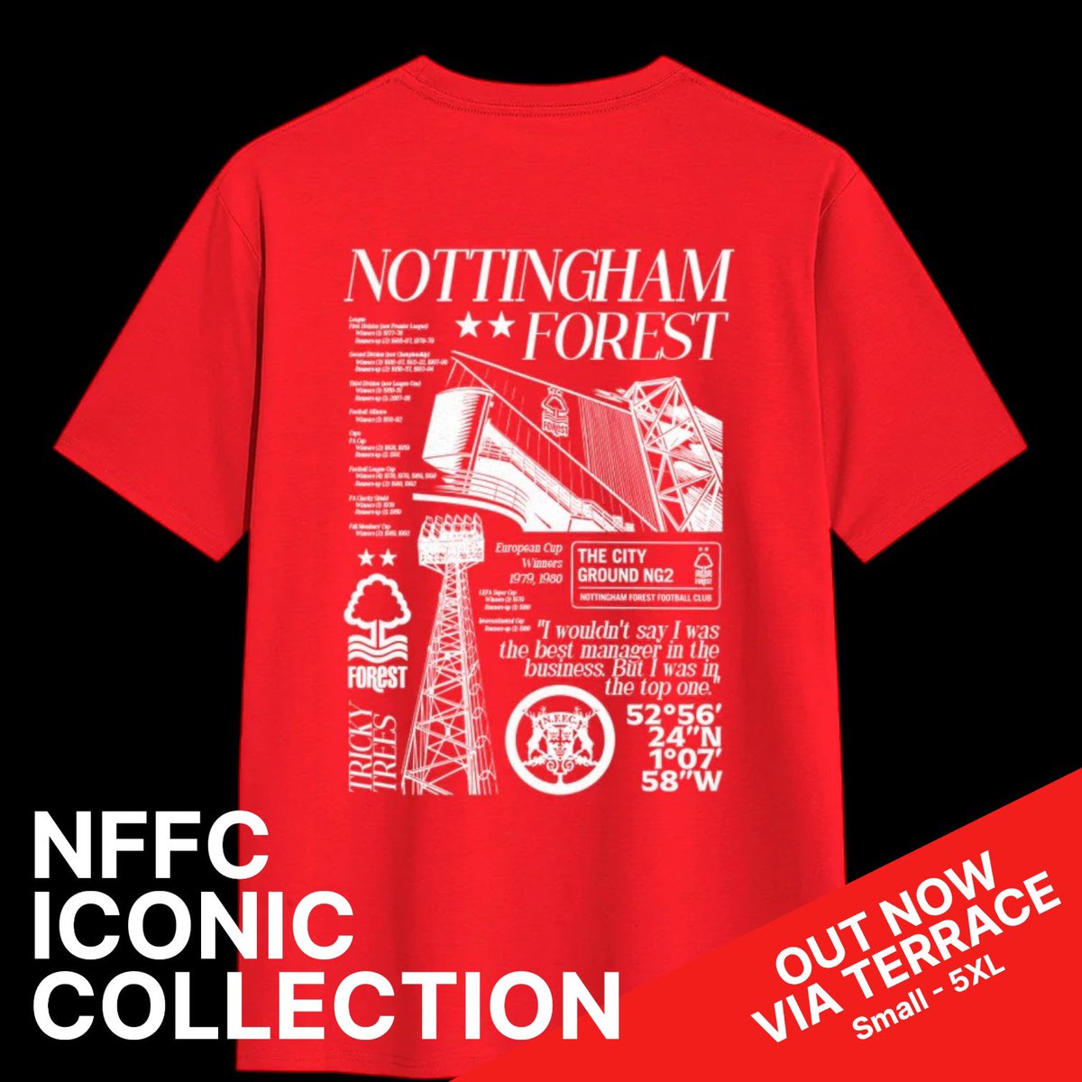 Fancy bagging a FREE Nottingham Forest iconic t shirt from theterracestore.com/collections/no…?

Simply retweet and comment to enter #NFFC