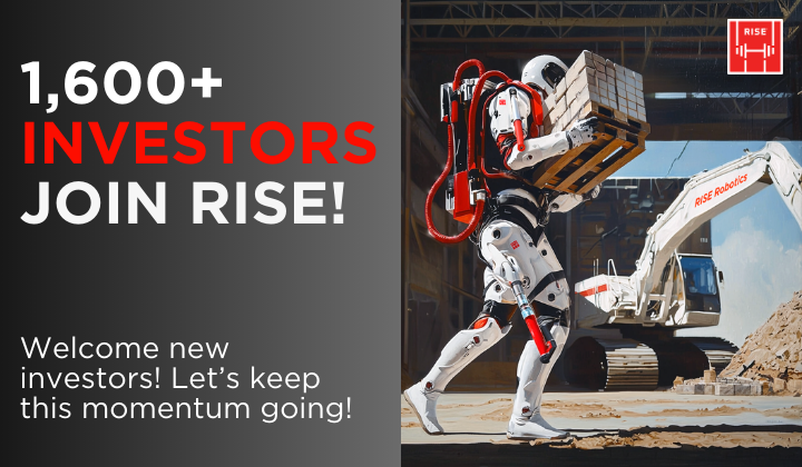 RiseRobotics's tweet image. To our newest investors: welcome! You’re joining an incredible group of passionate innovators, builders, and believers in the power of breakthrough technology.
#InvestInTheFuture #ZeroEmissions #CleanTech #ElectrifyHeavyMachinery #InvestNow #VentureCapital #HeavyMachinery #RISE