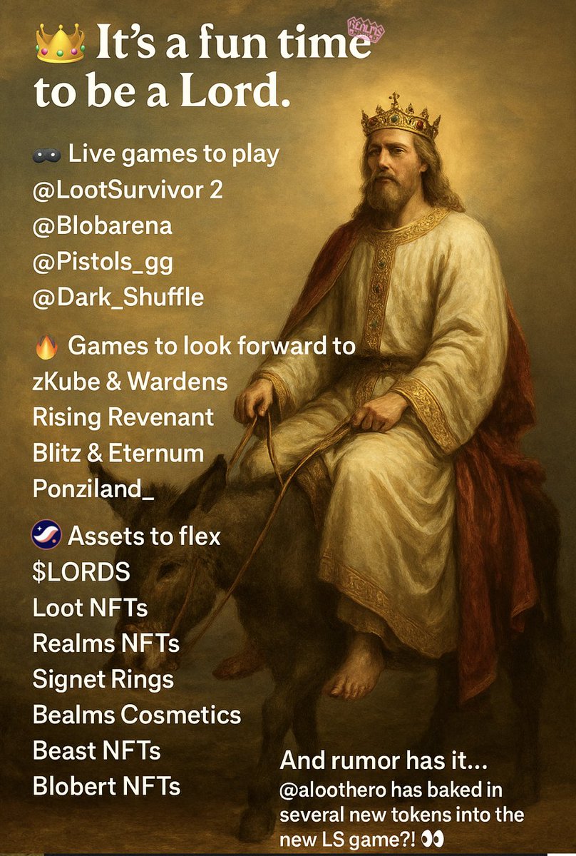 The Realms are thriving! Long live the Lords. 👑