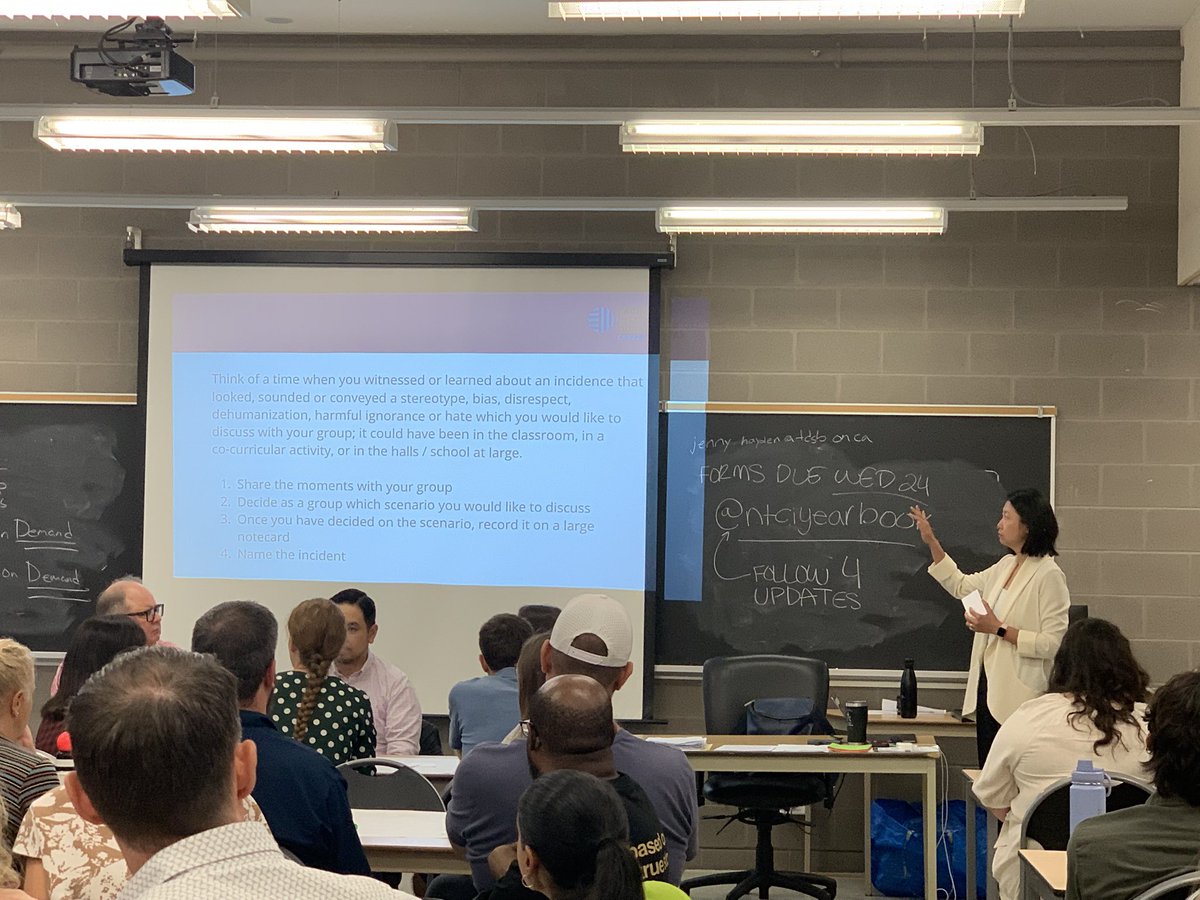 NT staff on a journey to Combating Hate and Racism - the topic for our PLC time with facilitator, J.W. from Facing History. <a href="/FOS6Alvarez/">Cassandra Alviani-Alvarez</a>