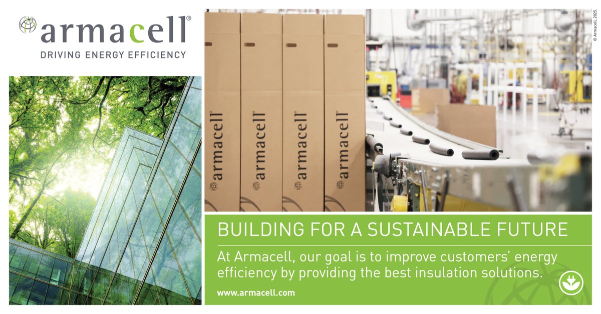 Armacell_US's tweet image. Did you know that a typical HVAC system accounts for 40 percent of the total energy consumption in commercial buildings? That makes improving insulation one of the most energy-efficient ways to reduce carbon dioxide emissions. #WorldEnergyDay #InsulationMatters #EnergyEfficiency