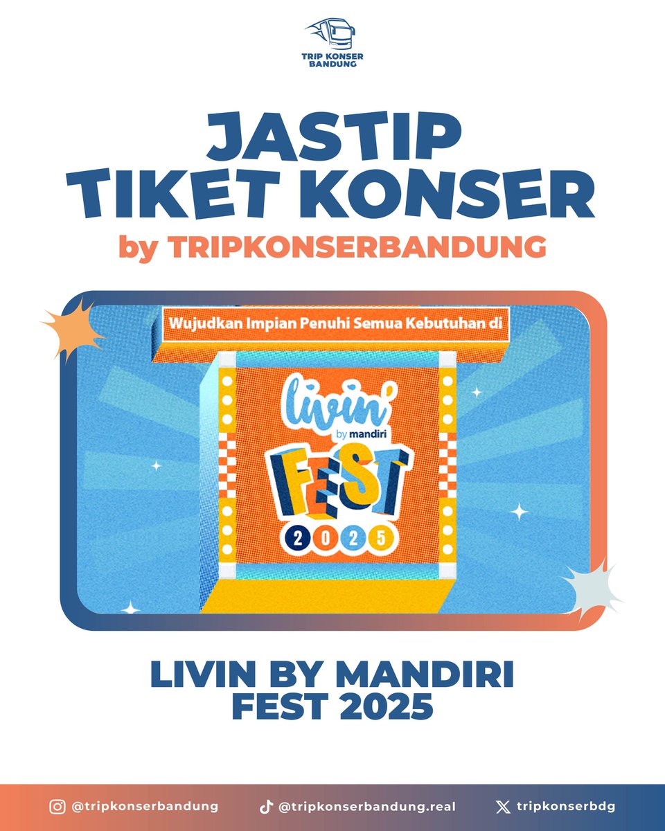 Siapa yang mau jastip livin by mandiri fest?!!!