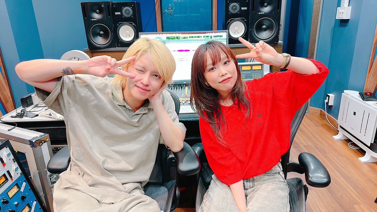 今回はレコーディングも
お手伝いさせていただきました🎙🙌
Instagramに投稿したので是非みてね！

フォローしてもらえると嬉しいです🦔♡

instagram.com/p/DOs_G8Lj6HA/…