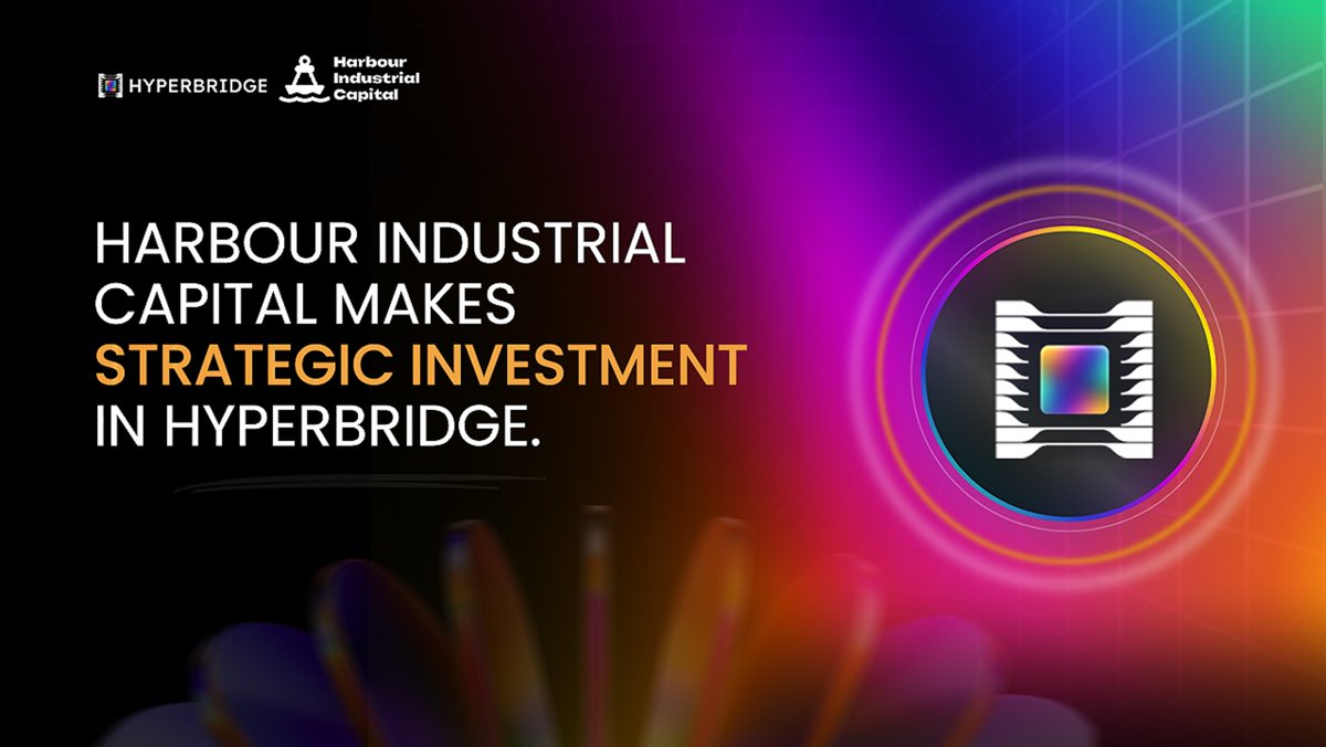 We’re excited to share that Hyperbridge has secured support from Harbour Investment Capital!

This investment strengthens our mission to deliver the world’s first truly decentralized interoperability layer.