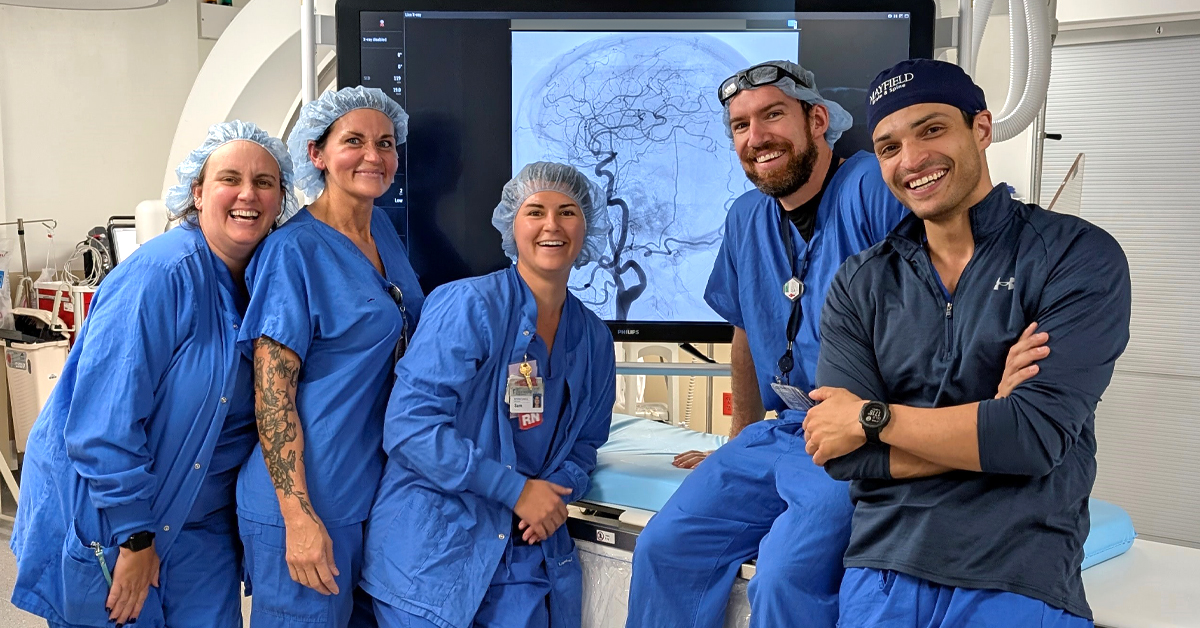 Congratulations to <a href="/OushyMD/">Soliman Oushy, MD</a> Dr. Soliman Oushy and the medical team <a href="/ChristHospital/">The Christ Hospital Health Network</a> for completing the hospital’s first interventional neuroendovascular case – an embolization of the middle meningeal artery to treat a chronic #subduralhematoma – another step in our partnership.