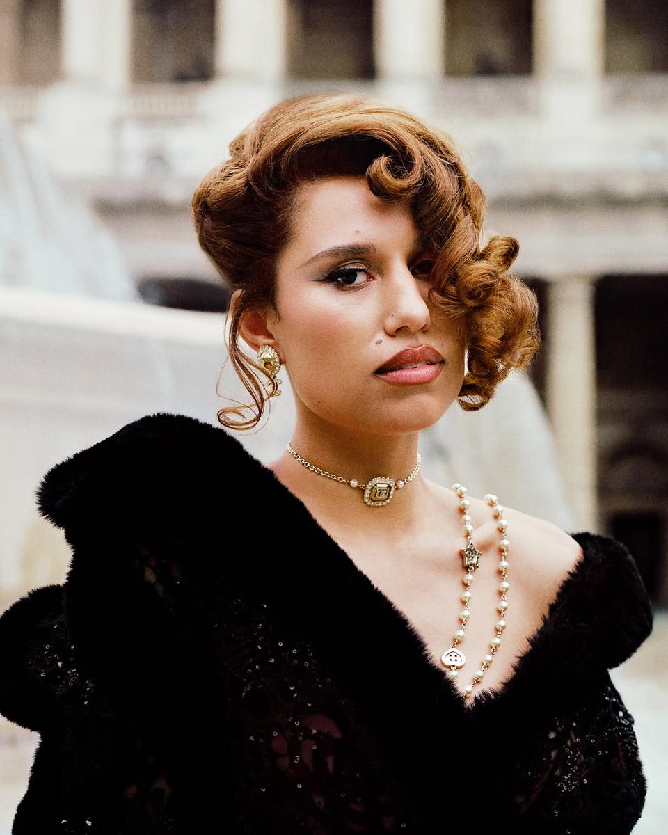 Raye photographed by Malick Bodian for British Vogue.