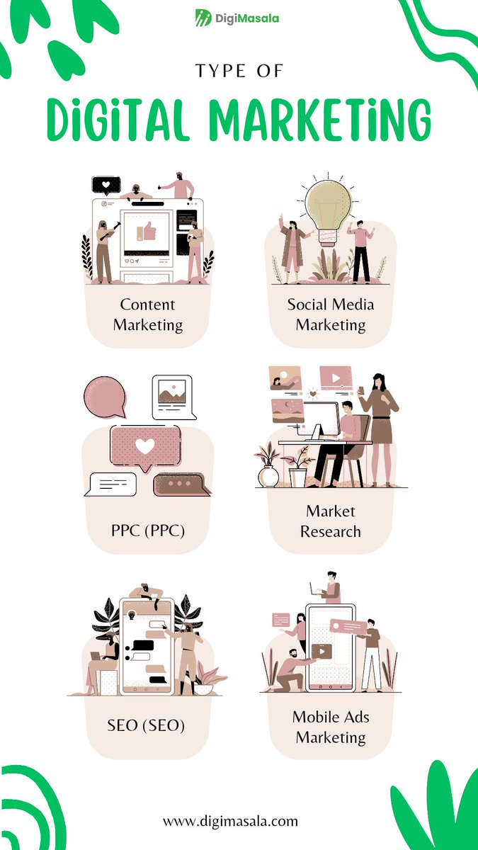Digi_Masala's tweet photo. 6 Powerful Types of Digital Marketing Every Business Should Know
Digital marketing = Growth 
From SEO to Social Media, here are 6 strategies to scale your business online#DigiMasala #DigitalMarketing #OnlineGrowth #BusinessMarketing https://t.co/PbqpOfFeLi