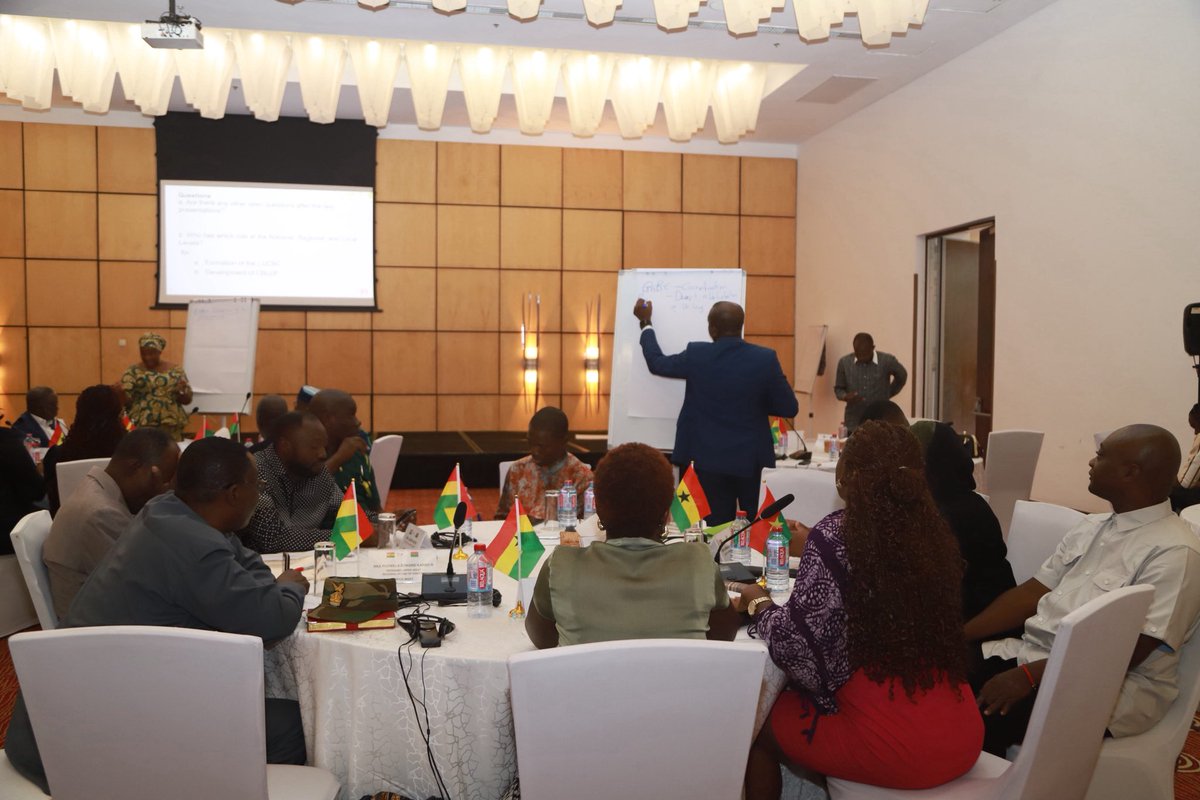 <a href="/GhBCOfficial/">Ghana Boundary Commission</a> with support from GIZ and SKBoWa, has successfully concluded a two-day capacity-building workshop on the Establishment of Local Groups of Cross-Border Cooperation and the development of Cross-Border Plans for various stakeholders within the Black Volta area.