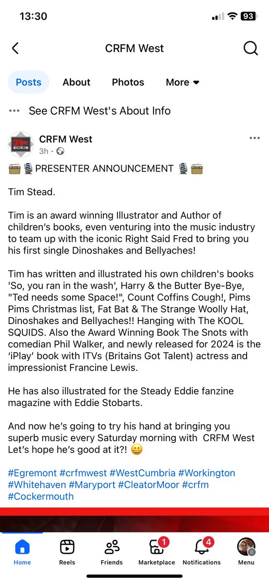 We’re moving on up now… <a href="/TheFreds/">Right Said Fred</a> #radio #crfmwest