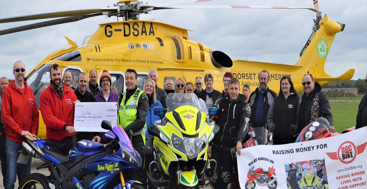 DocBike Ride-Out is this Saturday, 20th September, departing from the West Bay Esplanade at 10.30am (when it could become quite noisy) and finishing at the Dorset BikeFest in Wareham. #WestBay
