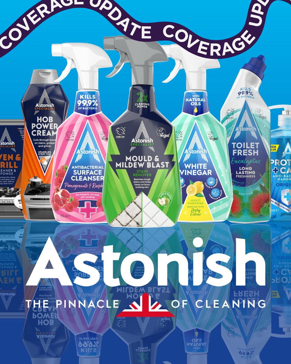 ProhibitionPR's tweet image. A coverage clean sweep!🧽✨

The Astonish press office team have been working hard this year, securing almost 200 pieces of coverage in 2025 - and we still have three months to go!

Fancy seeing your brand in the press? Get in touch: prohibitionpr.co.uk/contact/

#PR #Coverage #Leeds