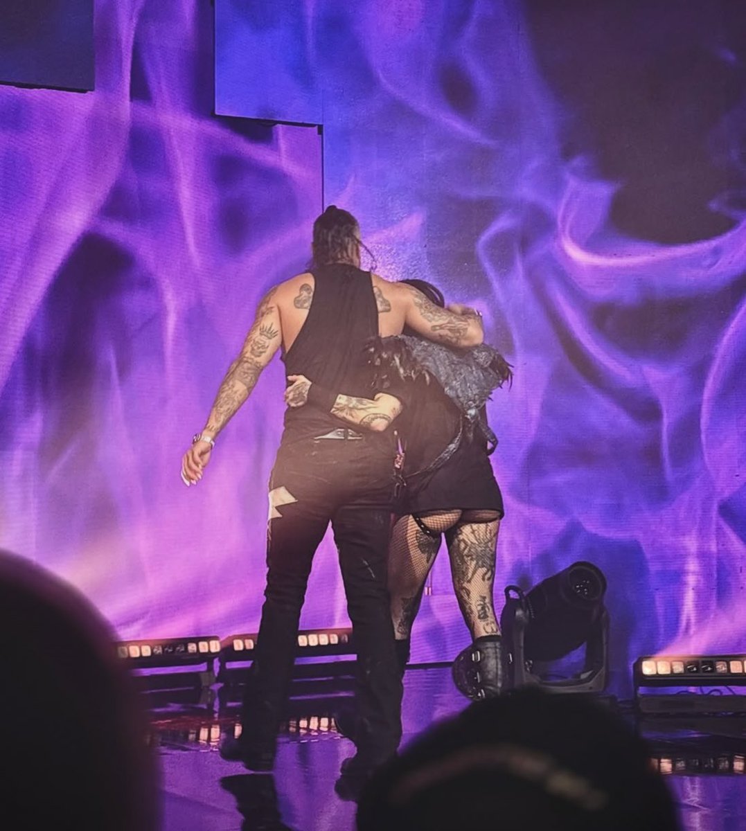 "Red and Blue will always make Purple." - Damian Priest.  💜