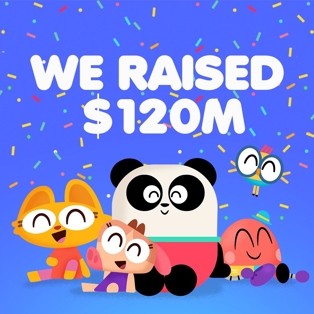 That’s right! This $120M investment, led by <a href="/GPBullhound/">GP Bullhound</a> @GeneralCatalyst, will help us to become the ultimate digital destination for kids by 
🚀 Partnering with more IPs 
🚀 Reaching more families 
🚀 Scaling personalized content with AI. 
Thank you. This is just the beginning.