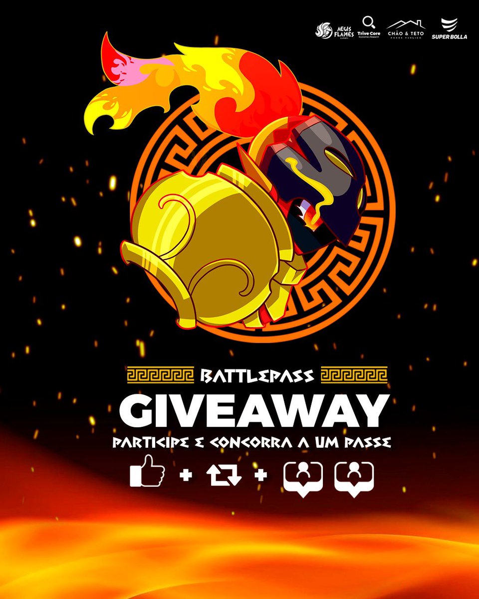 ARMAROUGE BATTLE PASS GIVEAWAY 🔥

🇧🇷 Rapaziada, A SUA 🫵 ORG porreta vai presentear um FLAMER com o passe de batalha do Armarouge e para participar, é SUPER FÁCIL:

1️⃣ Seguir <a href="/aegisflames/">Aegis Flames</a> aqui no X
2️⃣ Curtir ♥️ e Repost 🔁 
3️⃣ Marcar 2 amigos 👯‍♀️

🗓️ O resultado será divulgado no