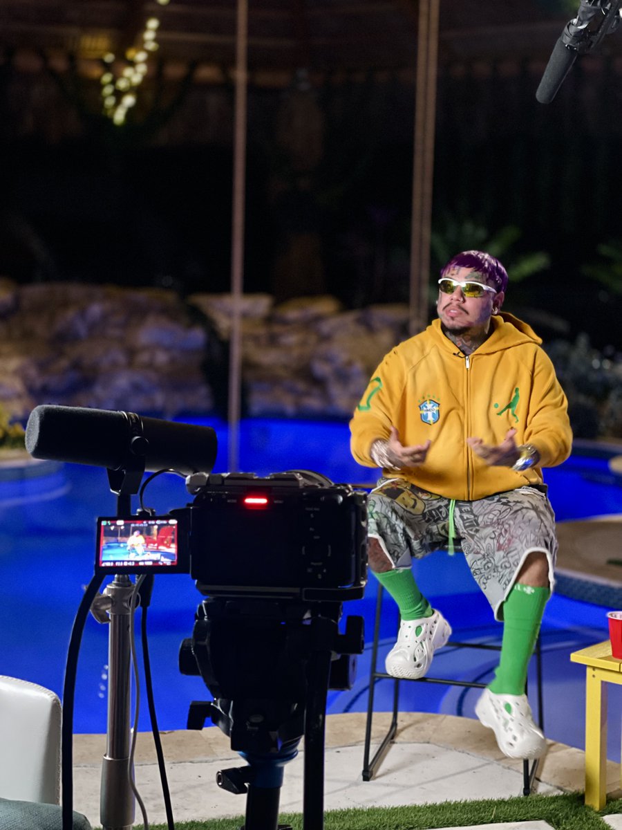 Behind the scenes photos from VladTV's 4-hour interview with