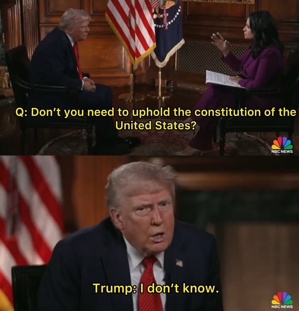 🤮 TraitorFelon45 &amp; his Congressional ReTHUGlicans use our Constitution for TOILET PAPER‼️

🚨Listed below are NUMEROUS "Unconstitutional Acts" committed by TRUMP:

1. Ending or restricting birthright citizenship via executive order

Violates the 14th Amendment’s Citizenship