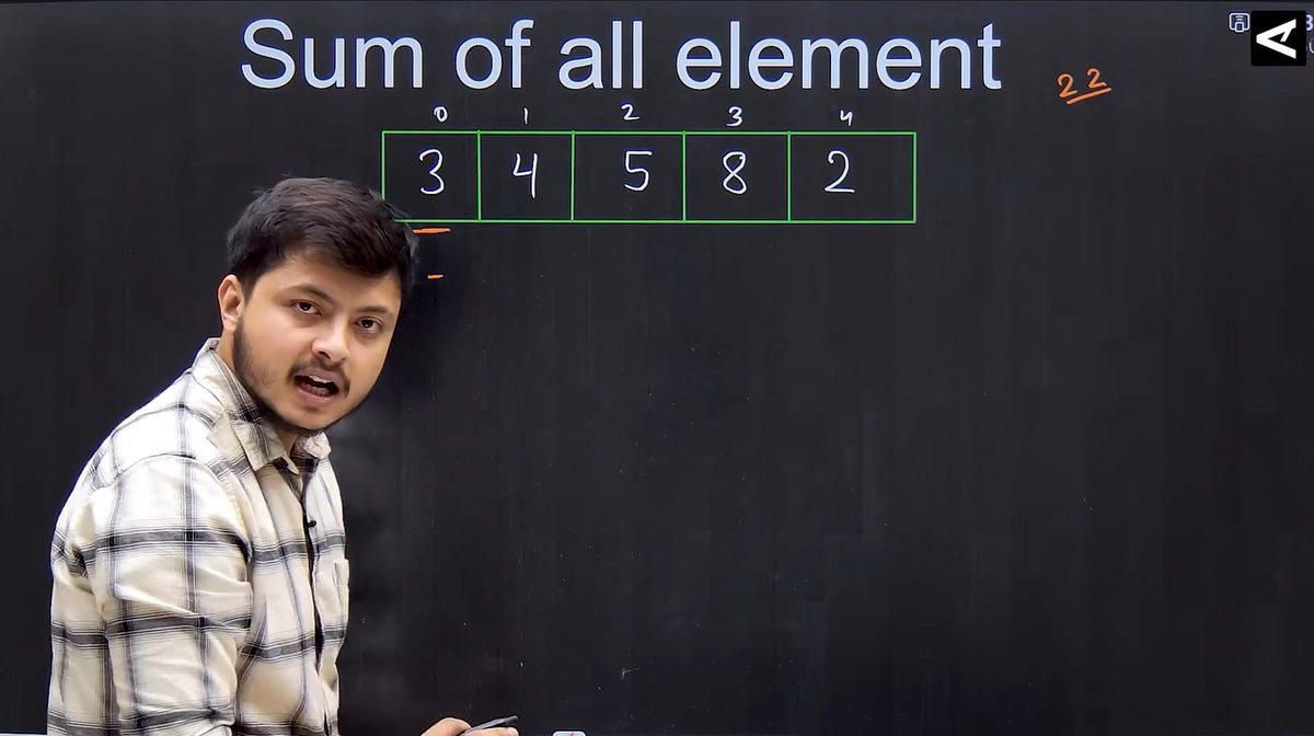 CHAYAN78905's tweet image. 🚀 #Day53 / #180DaysOfCode 🎯
DSA Journey in C++ 📚 | #CoderArmy

📌 Topics: Recursion in Array⚡
✅ Print Array help of Recursion
✅ Sum of All Elements in Array
✅ Find Minimum and Maximum Element in Array

Thanks to @rohit_negi9 bhaiya🙌 for the amazing explanation!
#DSA