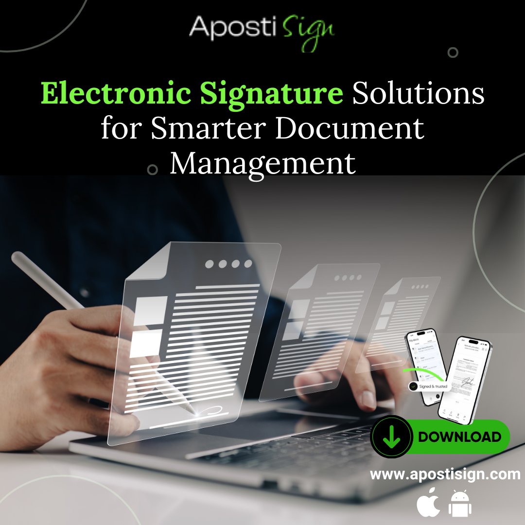 apostisign1's tweet image. 📑 Simplify your workflow with Electronic Signature Solutions for Smarter Document Management.
Fast ⚡ Secure 🔒 Paperless 🌍
apostisign.com/app/
#ElectronicSignature #SmarterWorkflows #GoDigital