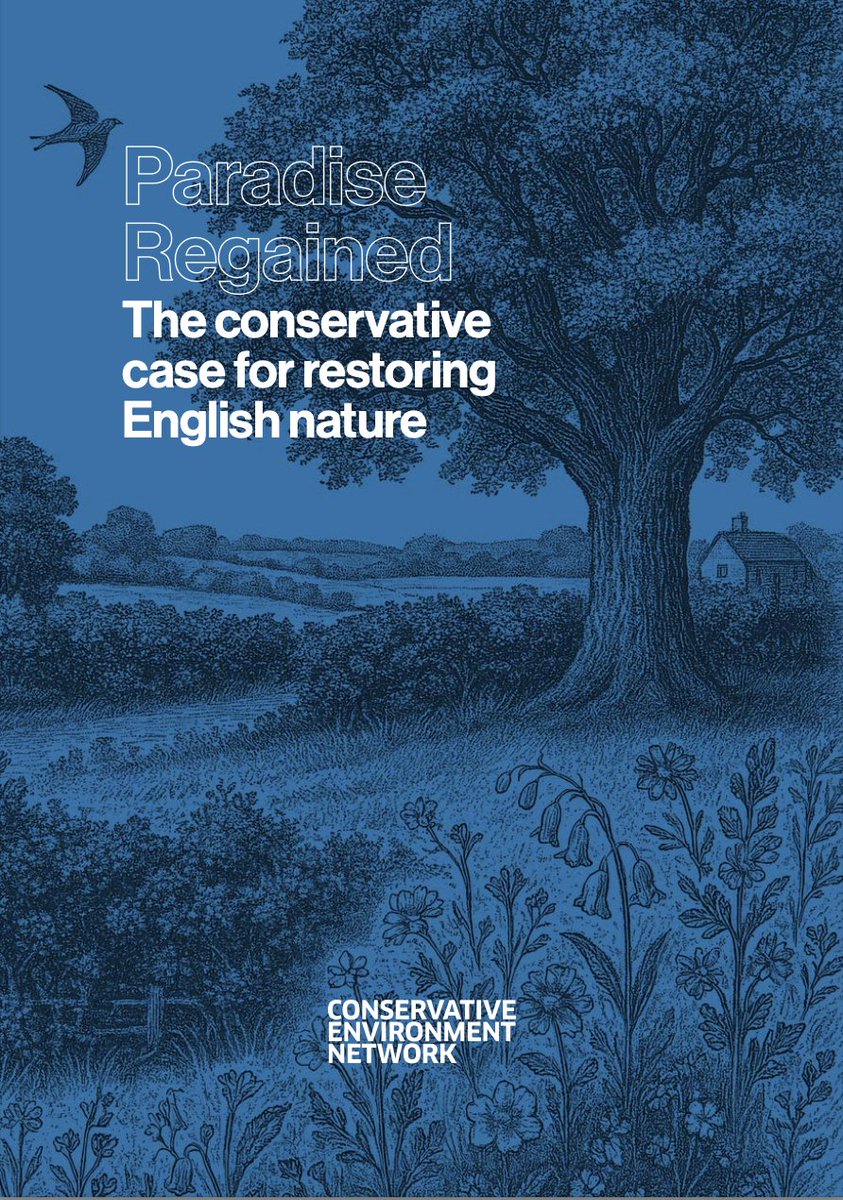 Conservative Environment Network (@cen_hq) on Twitter photo 🏴🌳 NEW PAPER TO RESTORE ENGLAND'S GREEN AND PLEASANT LAND
<a href="/kittyraethomp/">Kitty Thompson🐿</a>'s Paradise Regained is the first step towards establishing a new and distinctly conservative case for restoring English nature. 🏴🌳 NEW PAPER TO RESTORE ENGLAND'S GREEN AND PLEASANT LAND
<a href="/kittyraethomp/">Kitty Thompson🐿</a>'s Paradise Regained is the first step towards establishing a new and distinctly conservative case for restoring English nature.