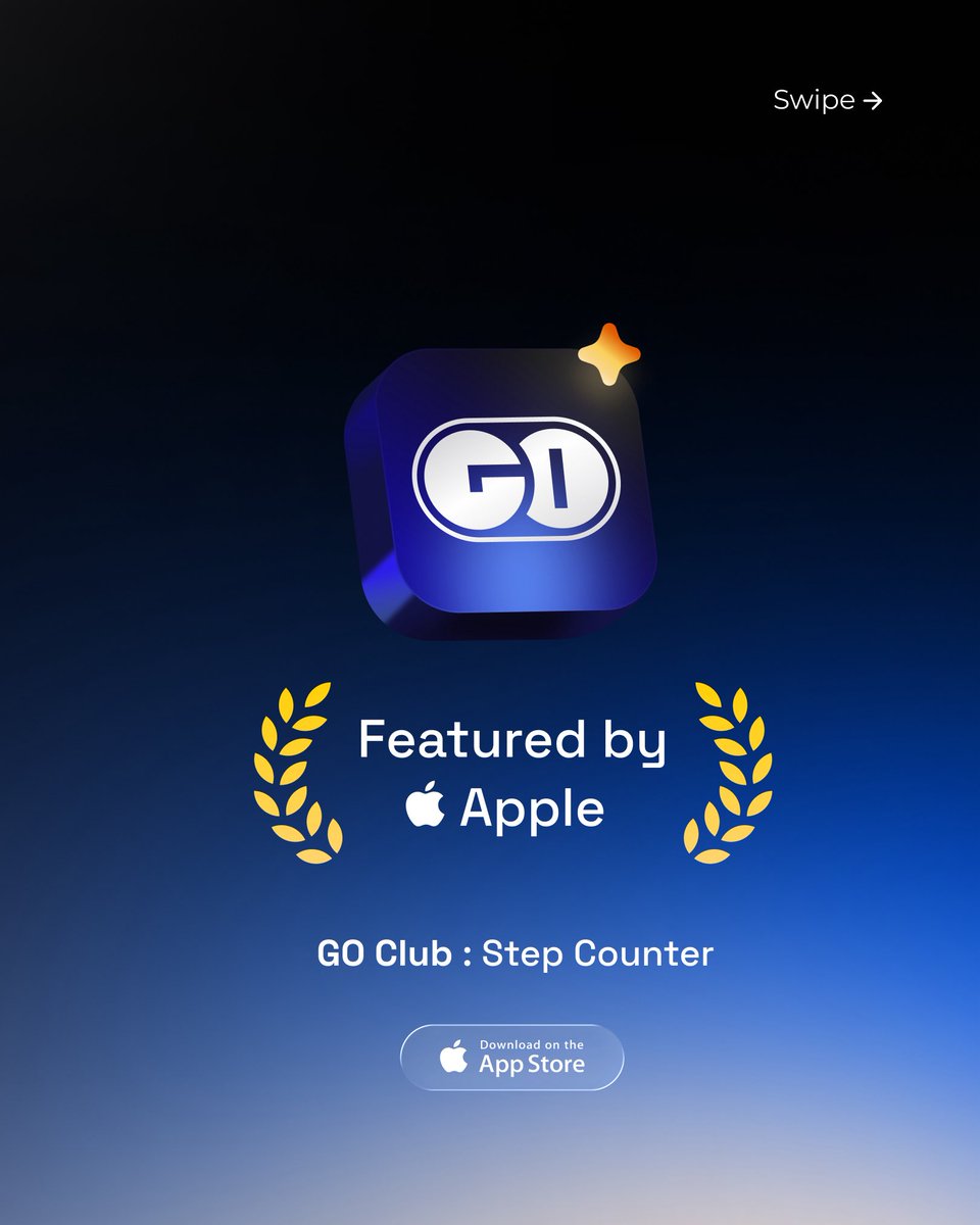 goclub_app's tweet image. An app that took 45 days to make, and is now featured in twice as many countries!!! 🤌🏻

Couldn’t be more grateful for all the support you guys have given us! 🥺🫶🏻 

Also, download us ASAP if you haven’t already!😒😋

#AppleEvent #appstorefeature #applefeature #stepcounter
