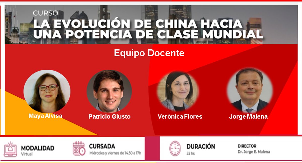📚 ¿Querés capacitarte sobre el actor que desafía la preeminencia global de 🇺🇸?
👍Formate sobre 🇨🇳 con nosotros!
🖥 Curso 100% virtual, brindado por reconocidos sinólogos.
✔Para más info e inscripción:
uca.edu.ar/es/cursos-de-e…