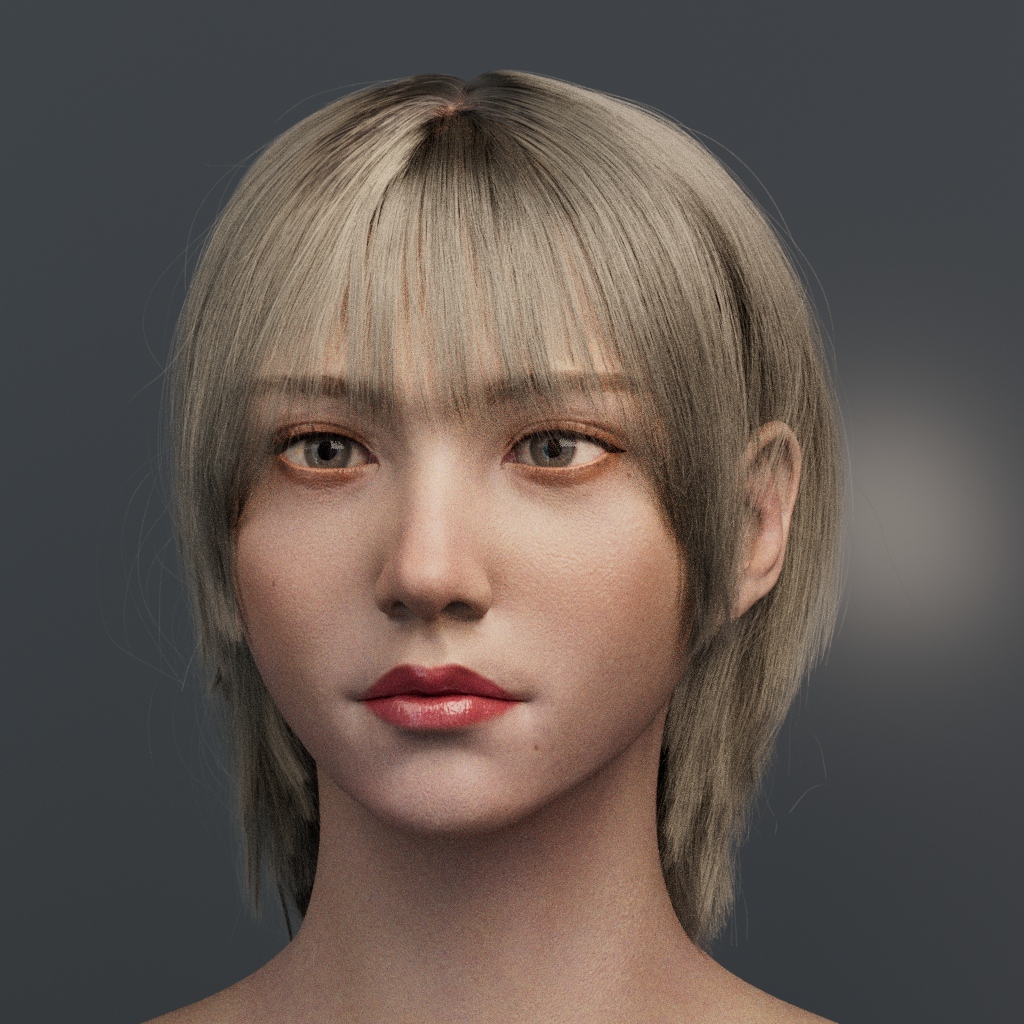 wip 顔と髪は一旦ストップ

#3DCG #Maya #zbrush