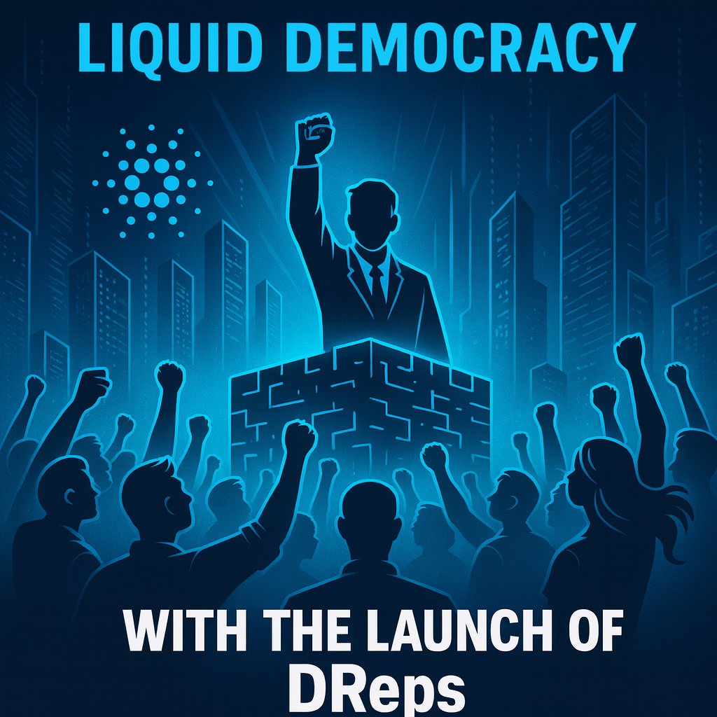 🚨You are not aware of what it means to have the figure of the Drep...
Most chains talk decentralization. Cardano builds it.

With the launch of DReps, $ADA becomes the first major blockchain to introduce true liquid democracy at protocol level. Governance is no longer for