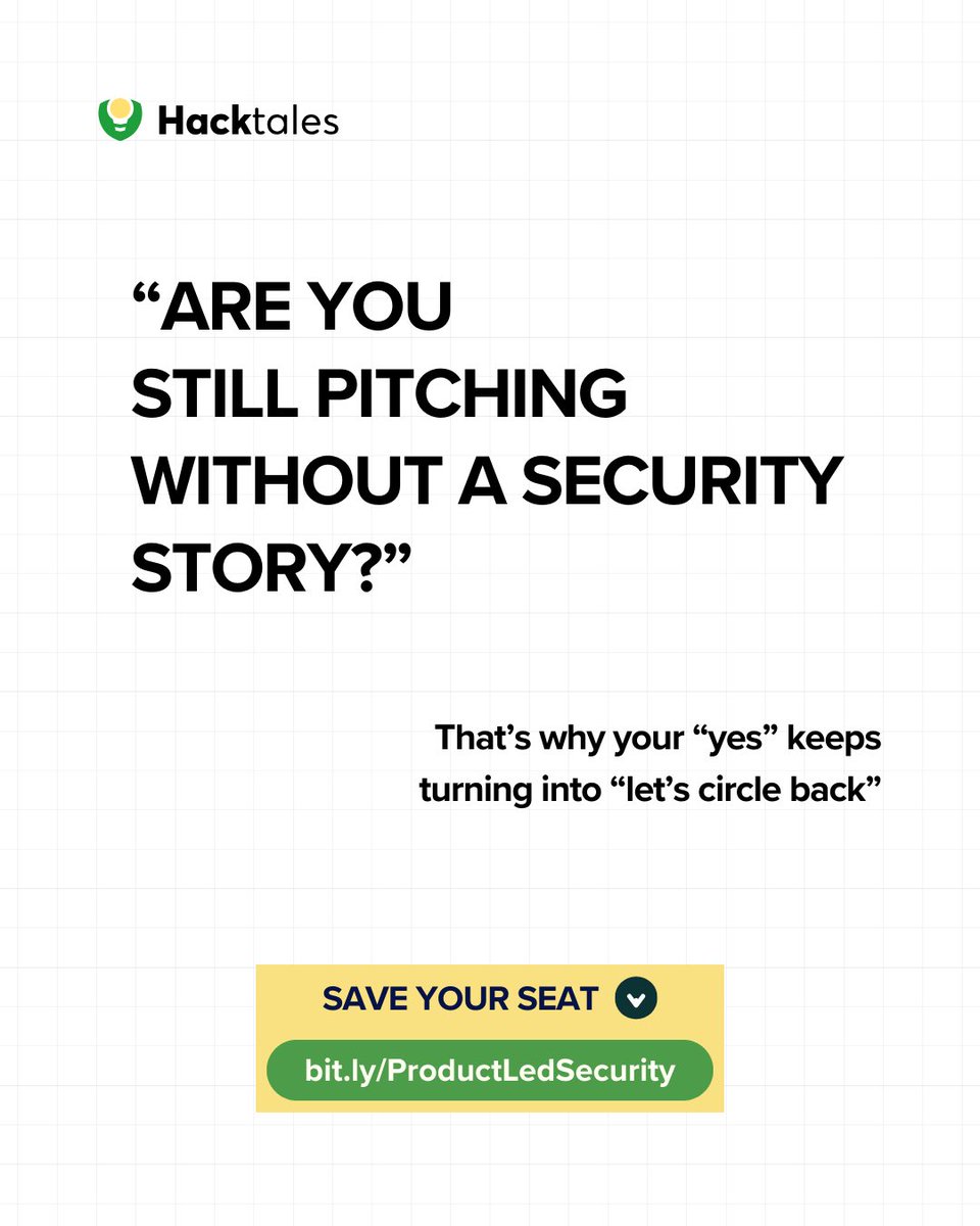 Still wondering why investors keep circling back? Or why you can relate to any of these questions? 

Save your seat and we’ll get you investor-ready with the answers you need.

#webinar25 #cybersecuritywebinar #productled